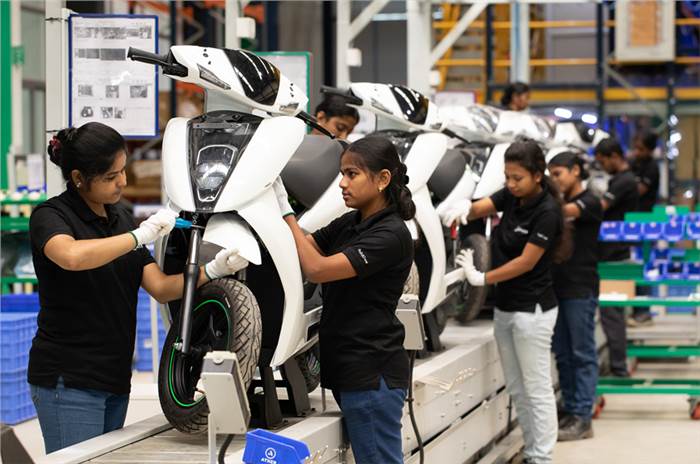 Ather 450 to roll out of new Hosur plant in Tamil Nadu