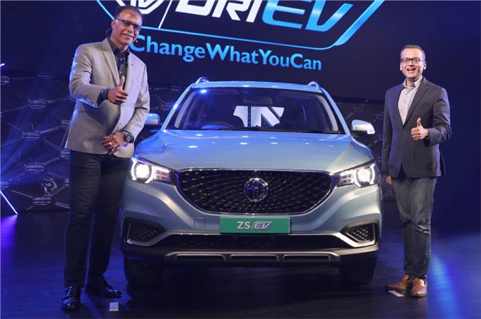 MG ZS EV debuts in India ahead of January 2020 launch