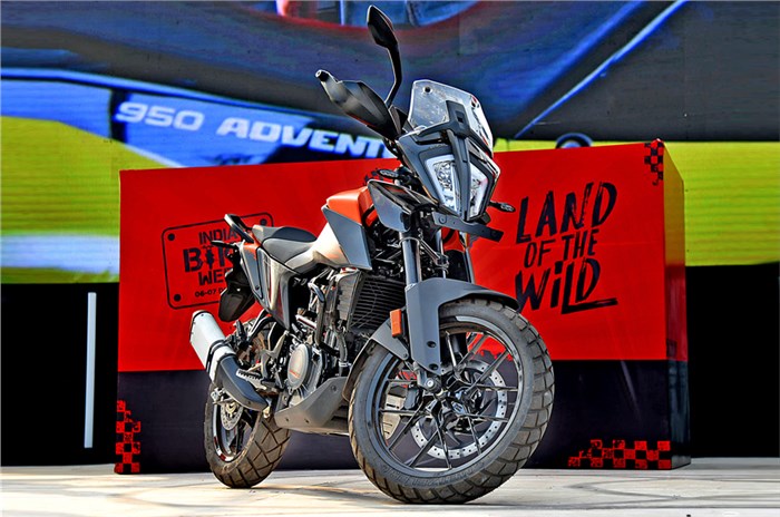 KTM 390 Adventure showcased at India Bike Week 2019