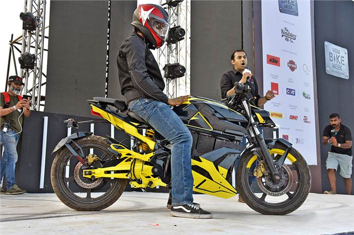 Orxa Mantis electric bike unveiled at India Bike Week 2019