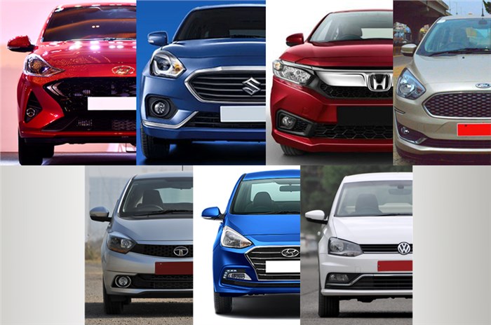 Hyundai Aura vs rivals: Specifications comparison