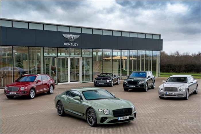 Bentley sales cross 10,000 units for seventh consecutive year