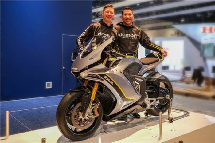 Damon Hypersport advanced electric motorcycle unveiled at CES 2020
