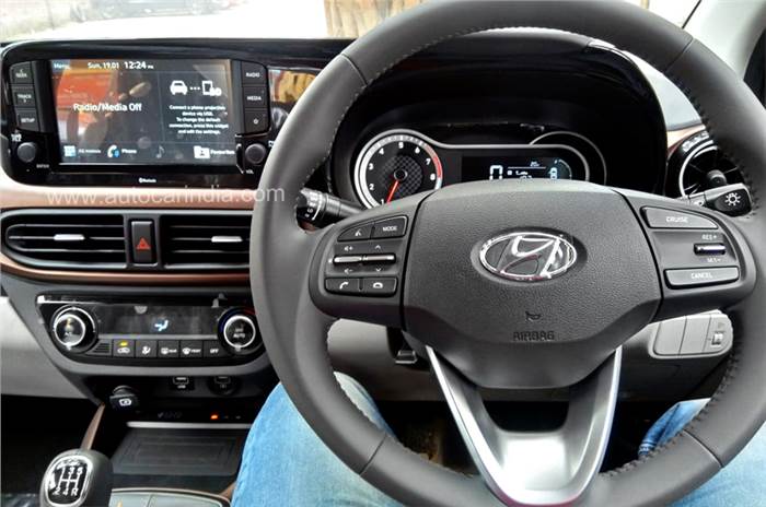 Hyundai Aura interior details surface before launch