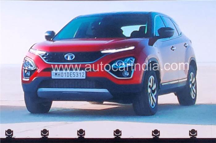 Sunroof-equipped BS6 Tata Harrier teased