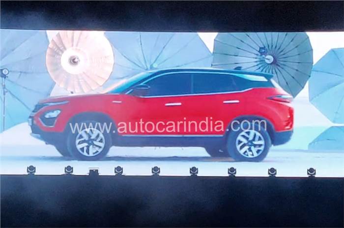 Sunroof-equipped BS6 Tata Harrier teased