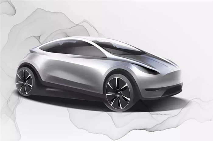 Tesla previews new small EV for China
