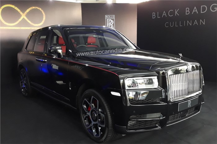 Rolls-Royce Cullinan Black Badge launched at Rs 8.20 crore