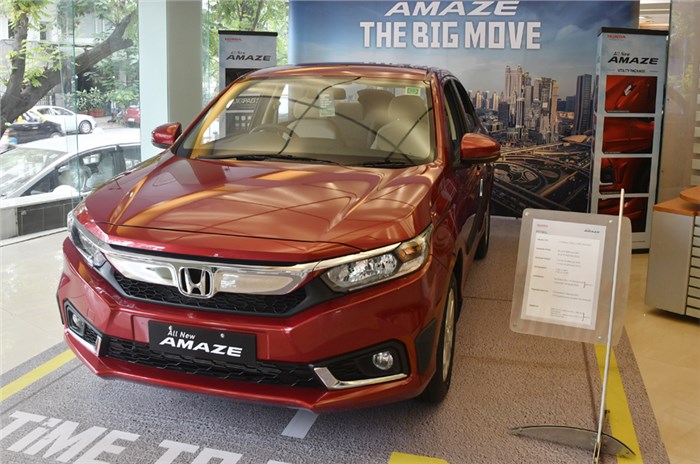 BS6 Honda Amaze launched at Rs 6.09 lakh