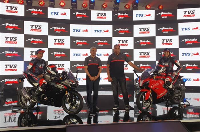 TVS Apache RR 310 BS6 launched at Rs 2.4 lakh