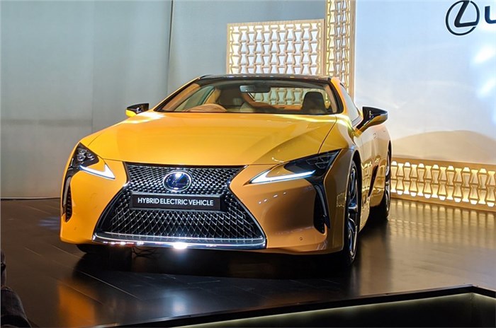 Lexus LC500h launched at Rs 1.96 crore
