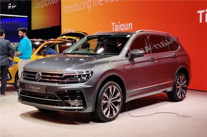 7-seat, petrol-powered Volkswagen Tiguan AllSpace debuts at Auto Expo 2020