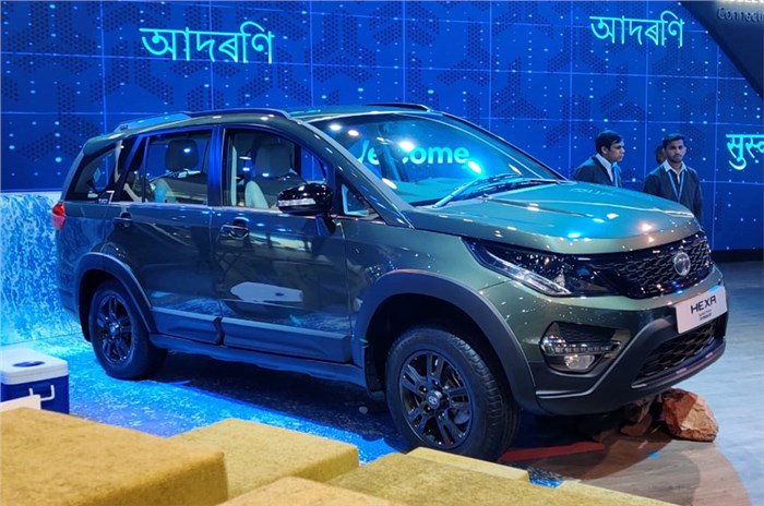 Tata Hexa Safari Edition breaks cover at Auto Expo 2020