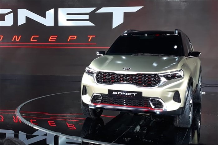 Kia Sonet compact SUV concept makes big impact at Auto Expo 2020