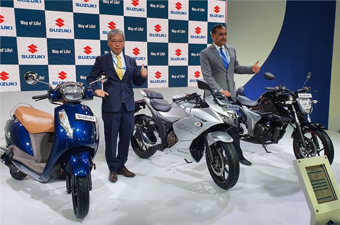 BS6 Suzuki motorcycle line-up revealed at Auto Expo 2020