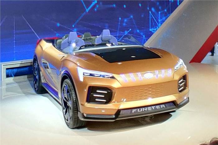 Funster convertible electric SUV concept leads Mahindra's EV charge at Auto Expo 2020