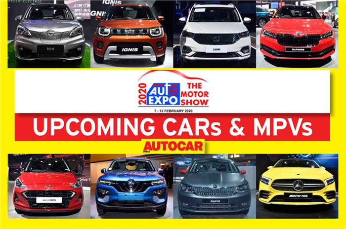 Upcoming cars and MPVs from Auto Expo 2020