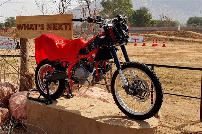 Hero MotoCorp showcases prototype 300cc+ adventure motorcycle