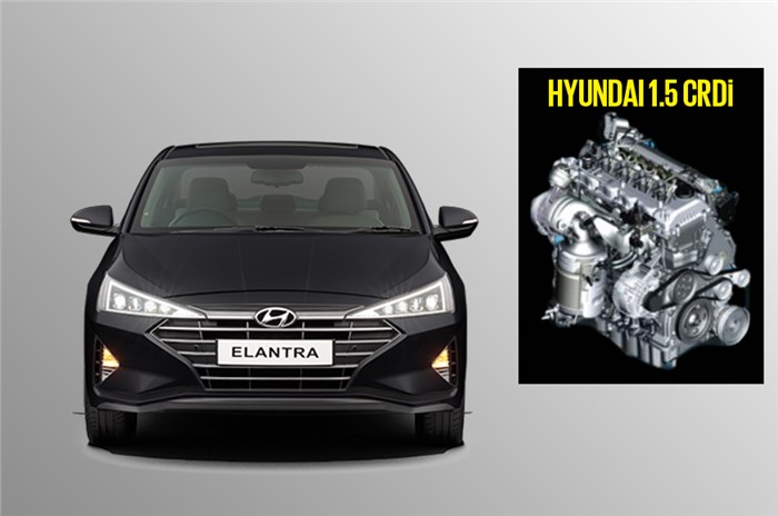 115hp Hyundai Elantra BS6 diesel to have three variants