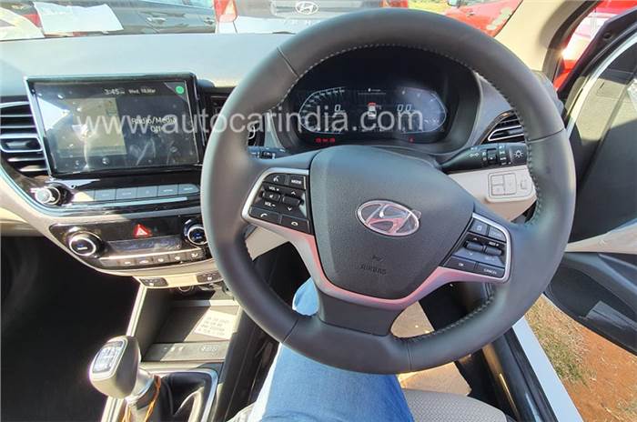 India-spec Hyundai Verna facelift interior: first pics