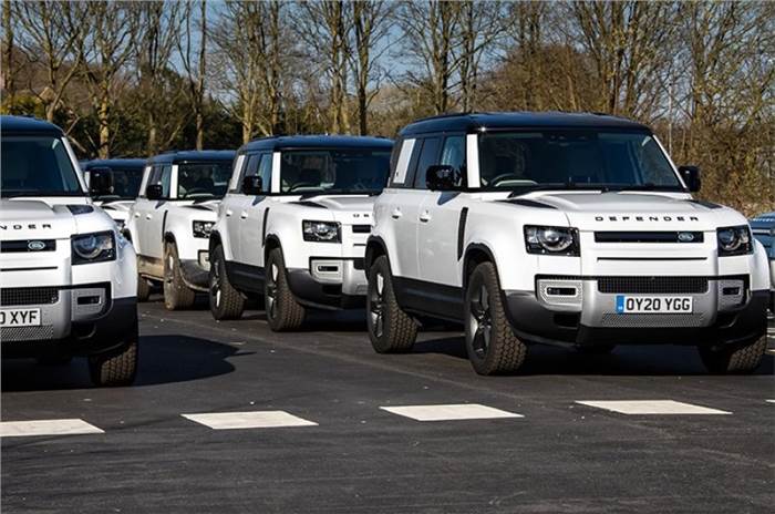 Over 50 Land Rover Defender SUVs deployed to aid in the fight against coronavirus