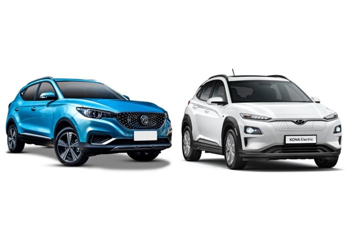 MG ZS EV vs Hyundai Kona Electric: Specifications comparison