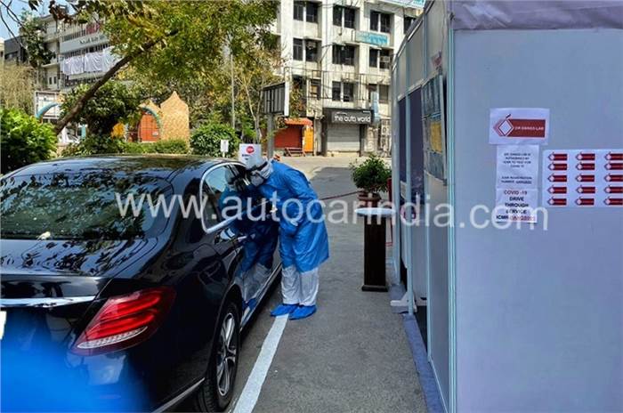 India&#8217;s first drive-through COVID-19 sample collection facility introduced
