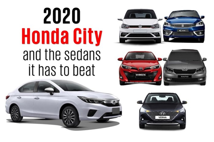 2020 Honda City and the sedans it has to beat