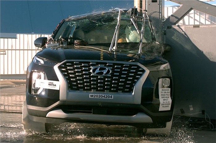 Hyundai Palisade receives 5-star crash test rating from NHTSA