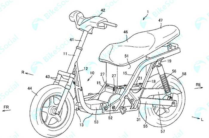 Made-for-India Suzuki e-scooter patent image leaked