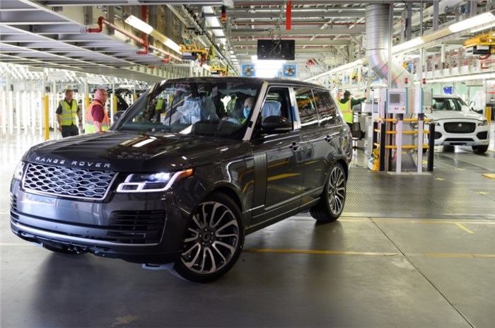 JLR rolls out first Range Rover produced under social distancing measures