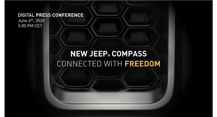 Jeep Compass facelift to be unveiled on June 4, 2020
