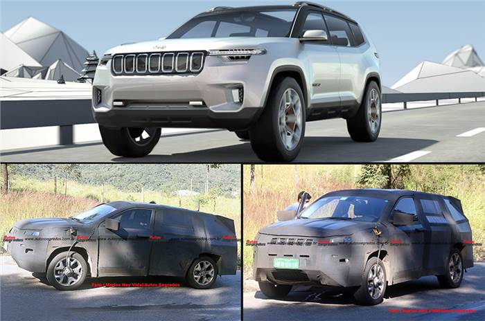 Spied: 7-seat Jeep Compass could get more powerful diesel engine