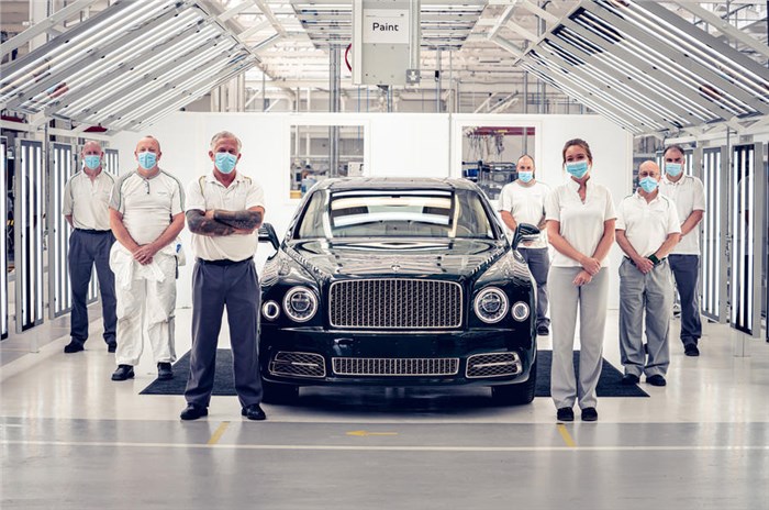 Last Bentley Mulsanne rolls off the production line