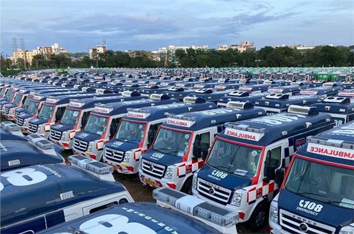 Over 1,000 Force ambulances supplied to Andhra Pradesh government