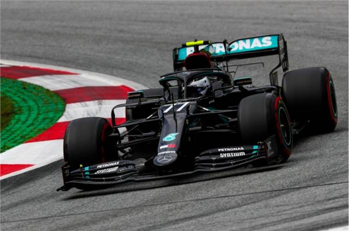 F1 2020: Bottas survives off-track scare to seize Austrian GP pole