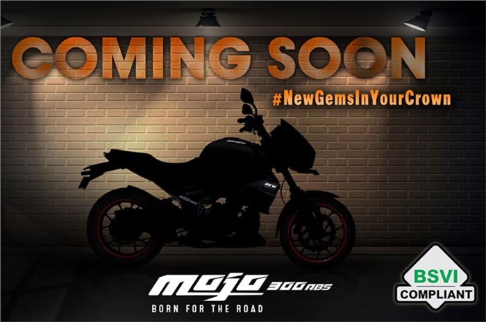 BS6 Mahindra Mojo 300 ABS teased