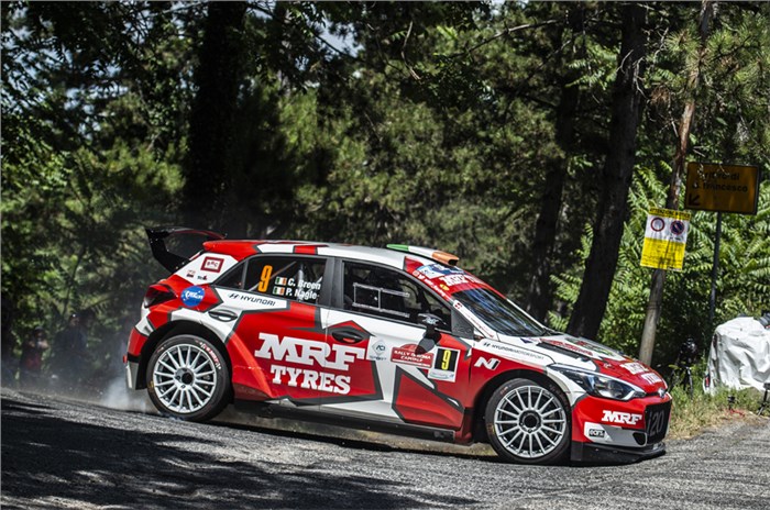 MRF bags 4th place on European Rally Championship debut