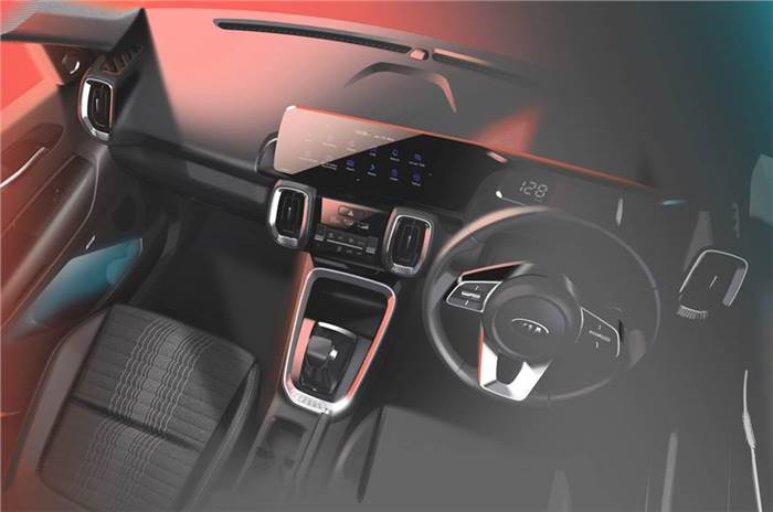 Kia Sonet interior previewed in official sketches