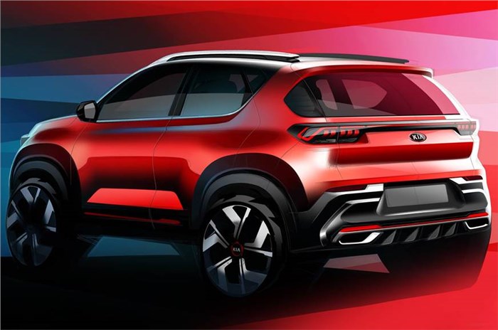 Kia Sonet interior previewed in official sketches
