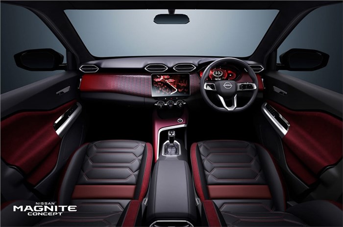Nissan Magnite concept interior revealed