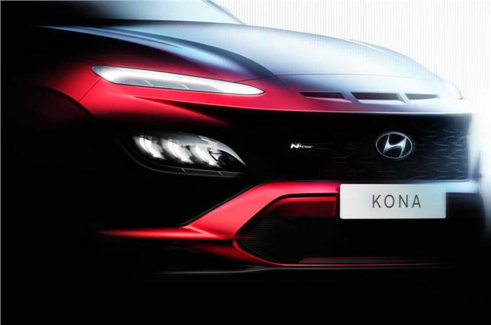 Hyundai Kona facelift N-Line teaser 
