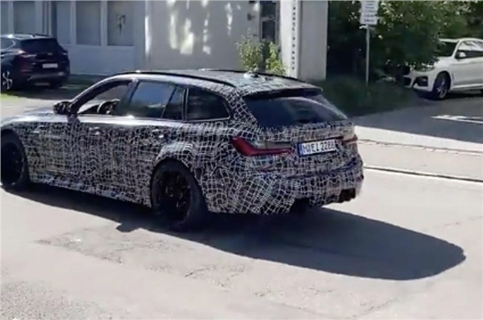 BMW&#8217;s first M3 Touring officially previewed in new images