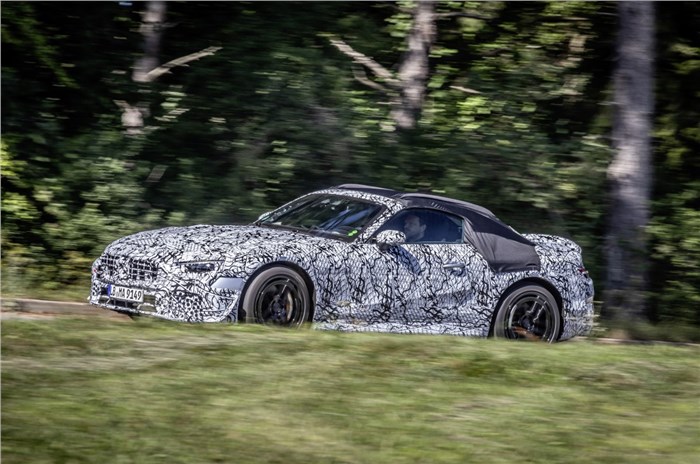 Next-gen Mercedes-Benz SL previewed in pre-production guise