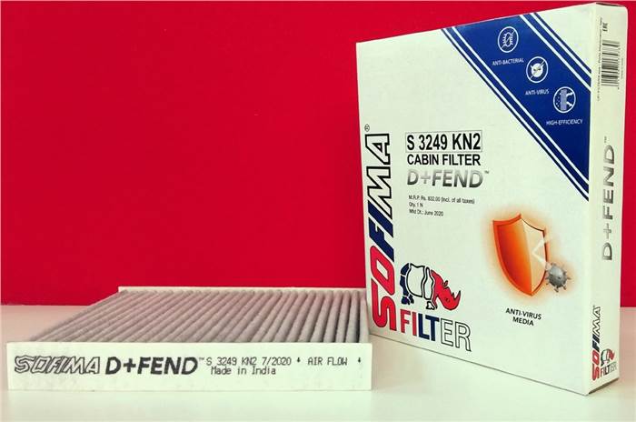 UFI Filters Sofima D+fend anti-virus cabin air filter launched in India