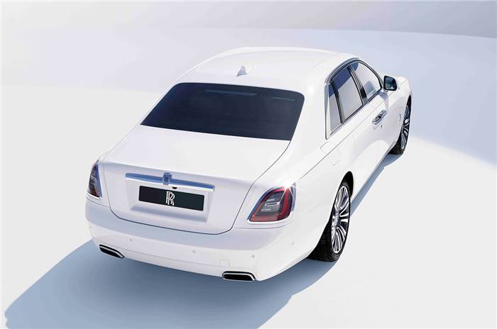 2020 Rolls Royce Ghost rear static 