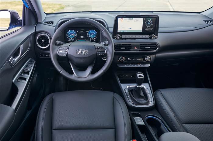 2021 Hyundai Kona facelift interior 