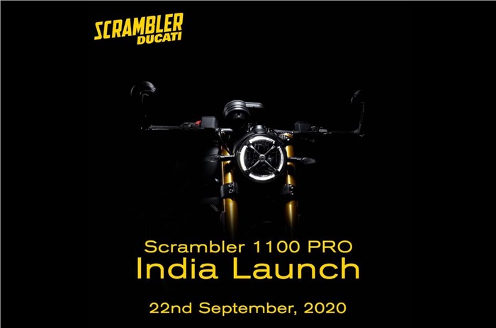 Ducati Scrambler 1100 Pro to launch on September 22