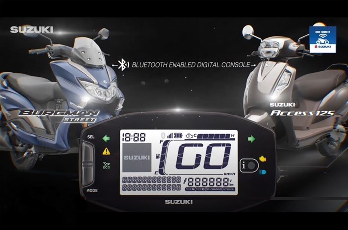 Suzuki Access 125, Burgman Street 125 with Bluetooth connectivity launched