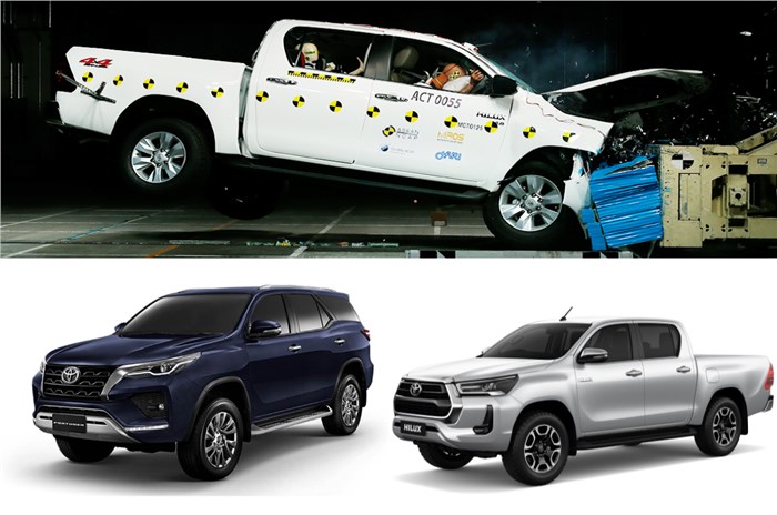 2020 Toyota Hilux, Fortuner score 5 stars in ASEAN NCAP crash tests